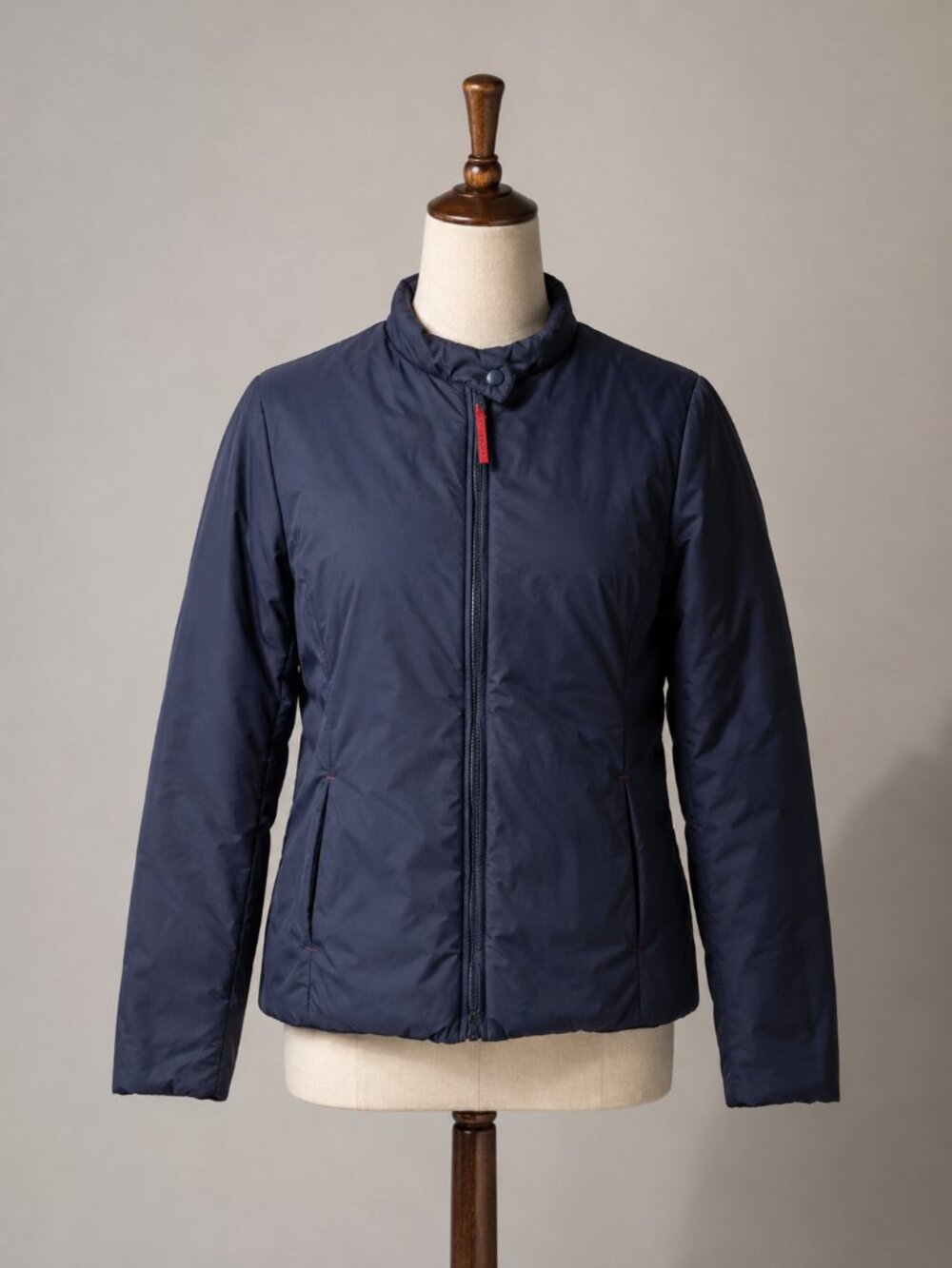 Uniqlo Ines de la Fressange Women's XS Navy Down Puffer Jacket Parisian Chic